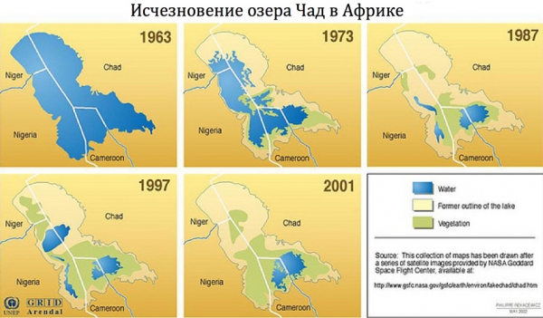 озеро чад